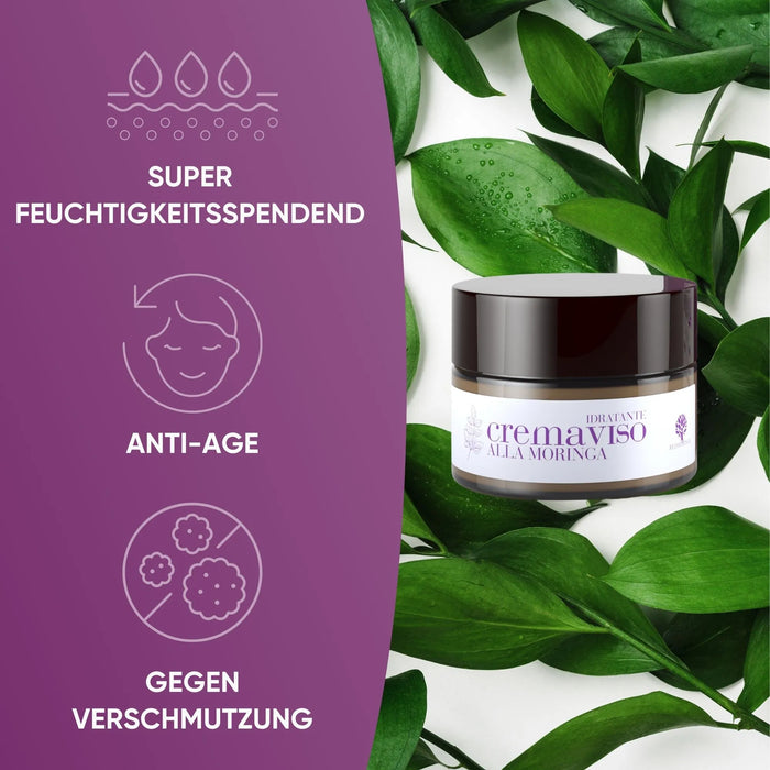 Feuchtigkeitsspendende Gesichtscreme Anti Age und Anti Pollution
