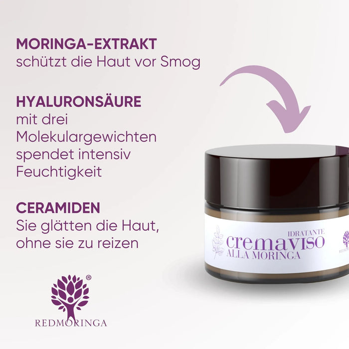 Feuchtigkeitsspendende Gesichtscreme Anti-Aging und Anti-Pollution