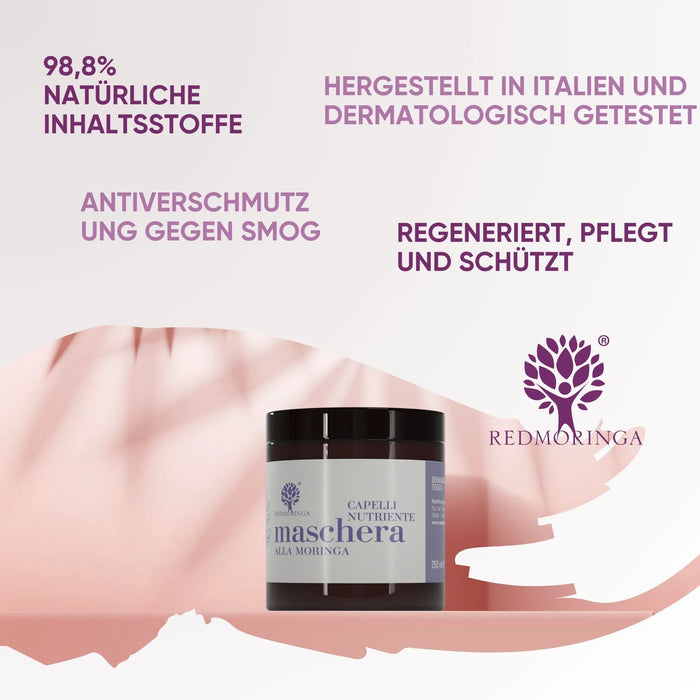 Trockenhaarmaske mit Moringa und Oko Bio Kokosnussol