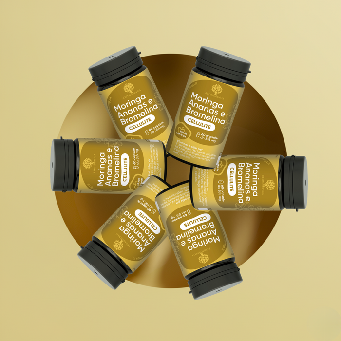Integratore Anti-Cellulite con Bromelina, Ananas e Moringa