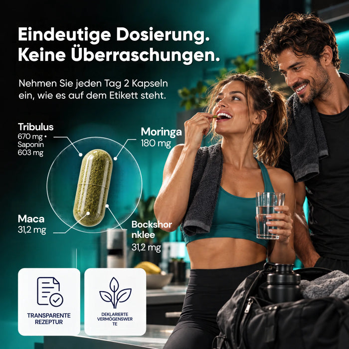 Fitness-Set In&Out | Energia oder Inca Force + kräftigendes Shampoo + Duschgel mit Moringa