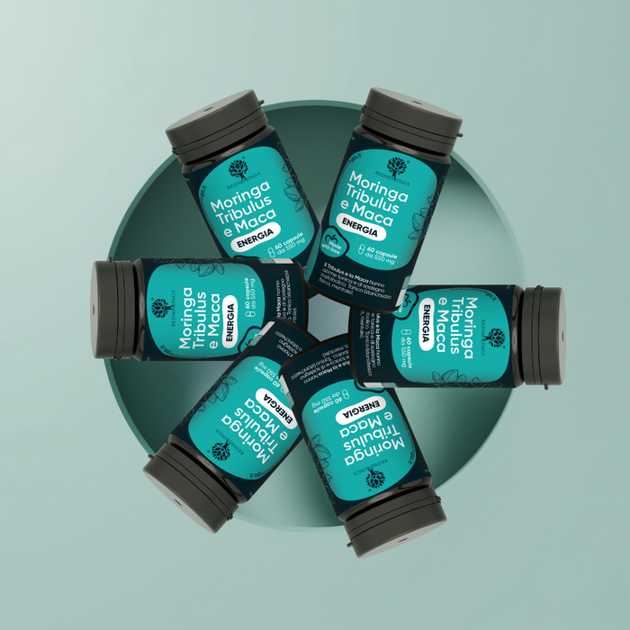 Food Supplement for Muscle Mass and Vigor | Tribulus Terrestris and Moringa BIO | 90% Saponins | 100% Natural