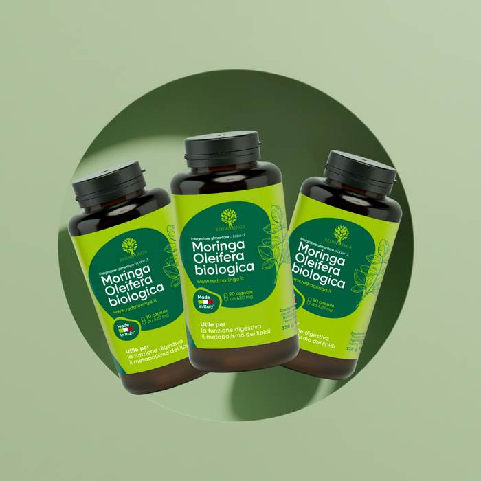 Moringa Oleifera BIO Organic | Integratore in capsule