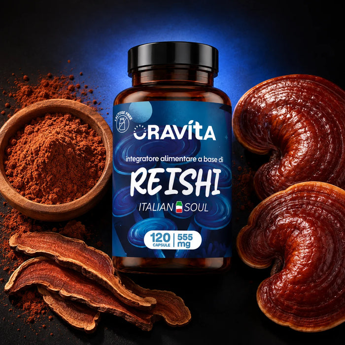 Reishi (Ganoderma lucidum) Fruchtkörper-Extrakt, standardisiert auf 30 % Polysaccharide | 120 Kapseln