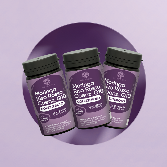 Compléments alimentaires pour le cholestérol : Moringa, riz rouge fermenté et coenzyme Q10