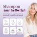 Anti-Gelbstich-Shampoo mit Moringa: neutralisiert Gelbstich, nährt, weicheres Haar, 99,5 % natürlichen Ursprungs