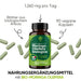 Nahrungsergänzungsmittel mit Bio-Moringa oleifera: 1.260 mg pro Tag, 90 vegane Kapseln