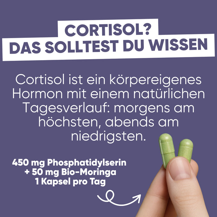 Phosphatidylserin 450 mg + Moringa | Cortisol, Stress