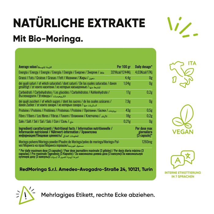 Sommer-Set Anti-Cortisol | Bio-Moringa + Phosphatidylserin + Benessere Mentale | Stress · Energie · Balance