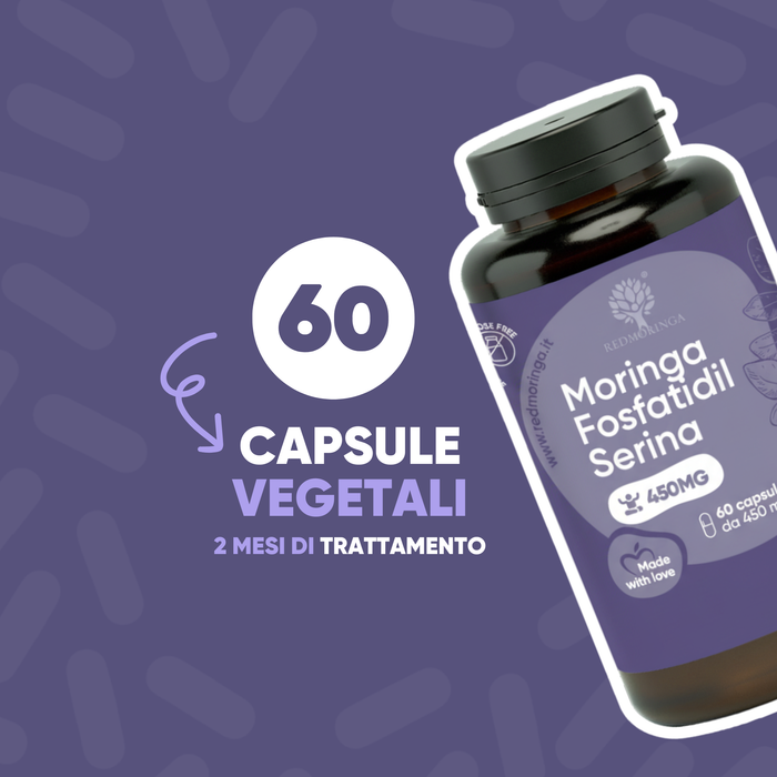 Phosphatidylserin 450 mg + Moringa | Cortisol, Stress