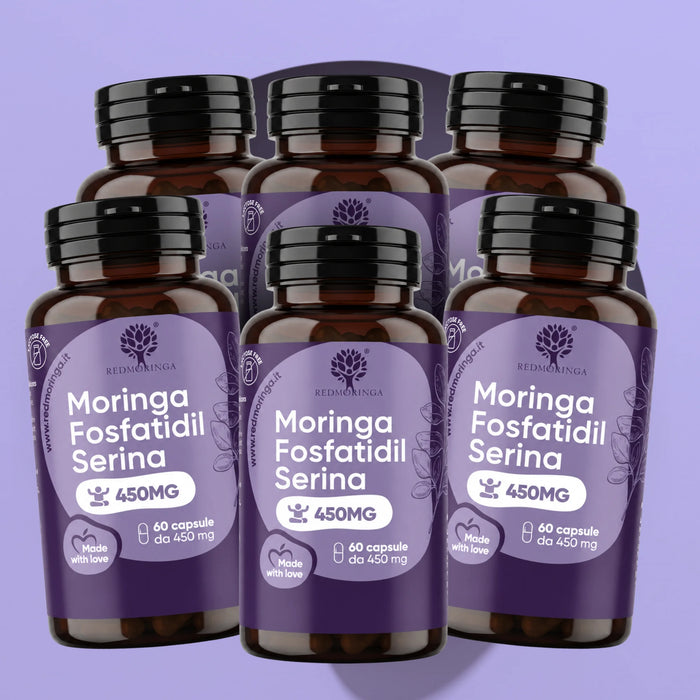 Phosphatidylserin aus Soja (standardisiert 20 %) + Bio-Moringa | 60 Kapseln