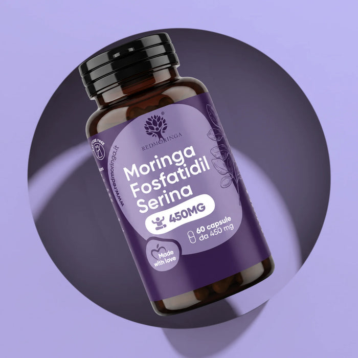 Phosphatidylserin aus Soja (standardisiert 20 %) + Bio-Moringa | 60 Kapseln