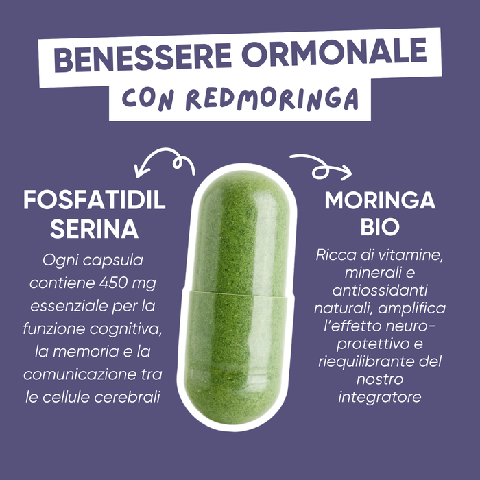 Phosphatidylserin 450 mg + Moringa | Cortisol, Stress