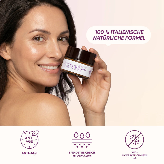 Sommer-Set In & Out | Make-up-Entferner + Anti-Falten-Serum + Moringa-Gesichtscreme + Kollagen-Kapseln