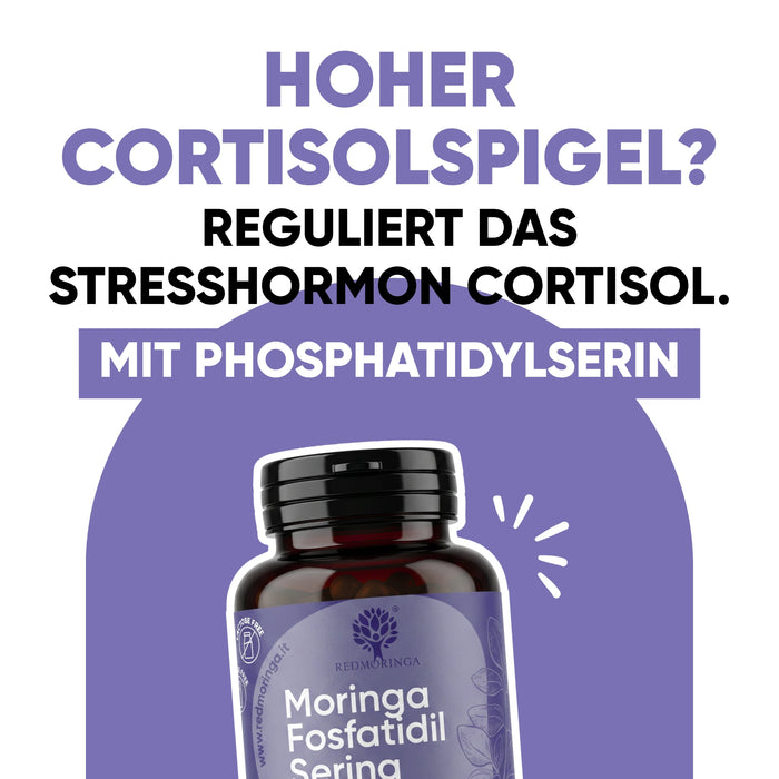 Sommer-Set Anti-Cortisol | Bio-Moringa + Phosphatidylserin + Benessere Mentale | Stress · Energie · Balance