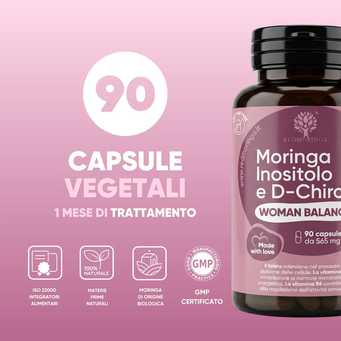 90 vegane Kapseln für 1 Monat, ISO 22000 und GMP
