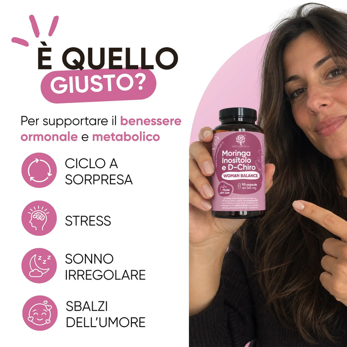 Woman Balance mit Inositol, B-Vitaminen und Zink