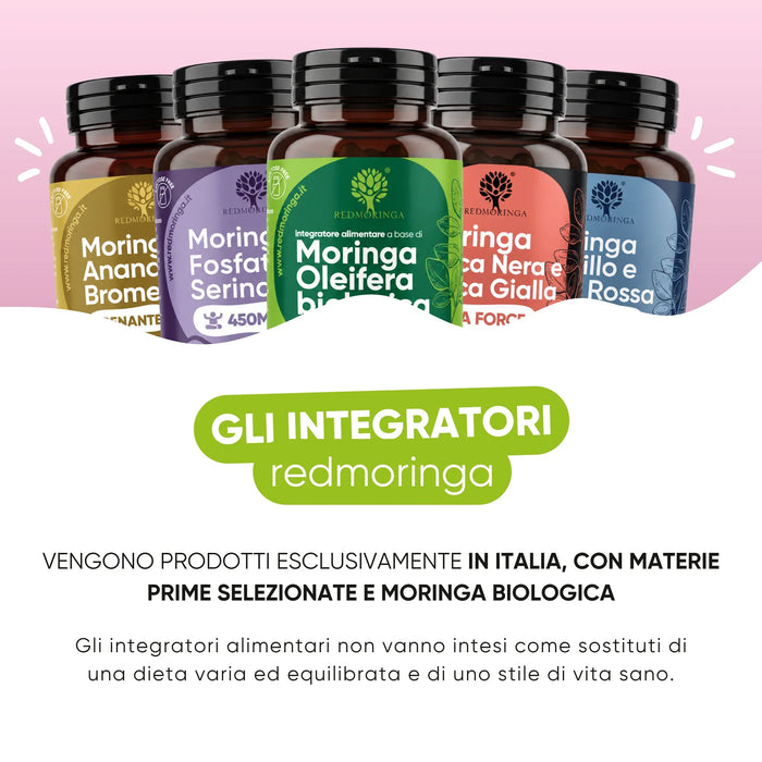 In Italien hergestellt, mit Bio-Moringa