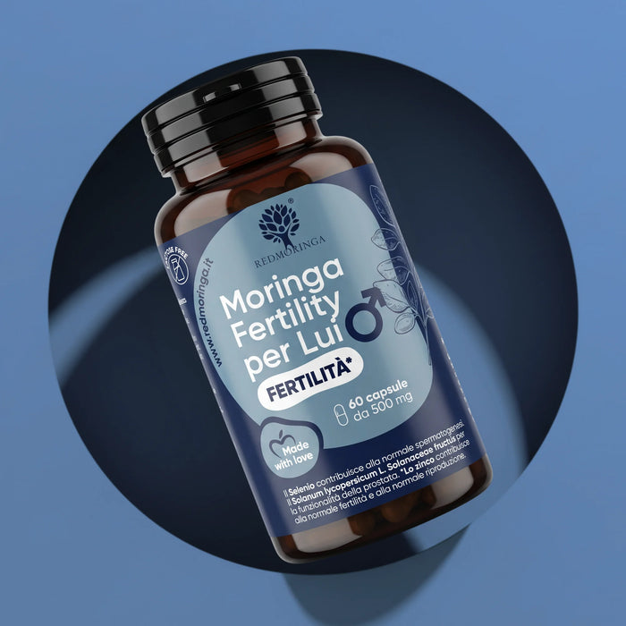 Fertility für Ihn: Zink, Selen, Folsäure, Lycopin, Q10, Arginin, Carnitin + Bio-Moringa | Selen trägt zu einer normalen Spermabildung bei