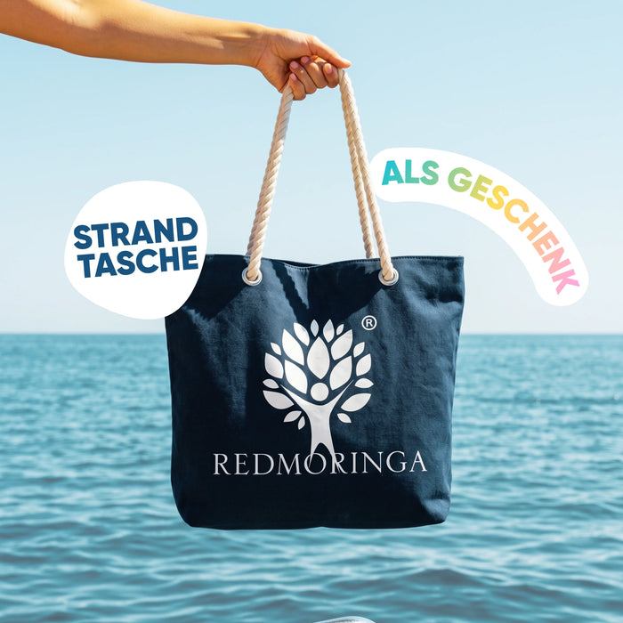 Sommer-Kit Anti-Cellulite | Nahrungserganzung + Korperol + Moringlow + Strandtasche