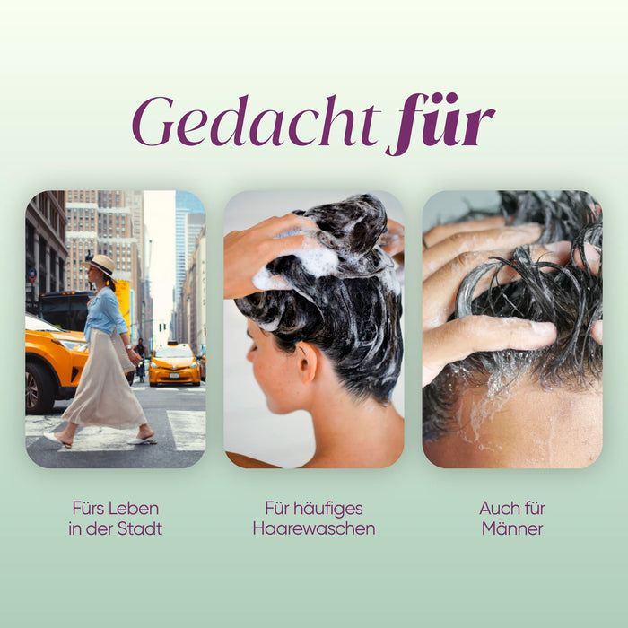 Shampoo für das Leben in der Stadt, für häufiges Haarewaschen, auch für Männer