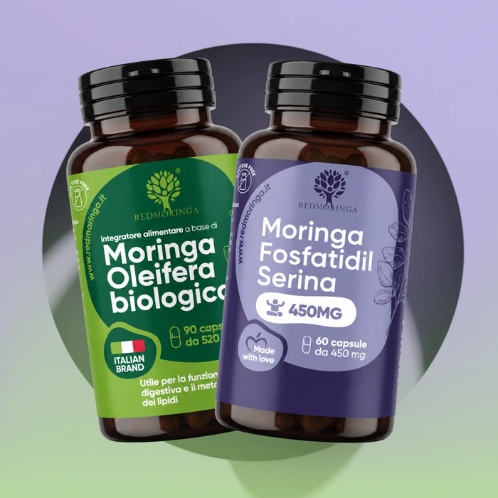 Phosphatidylserin 450 mg + Bio-Moringa | Set 2 Produkte