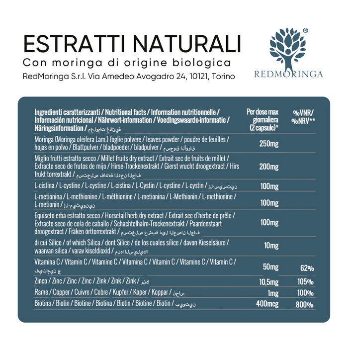 Programm für blondiertes und graues Haar IN&OUT | 2× Haar-Kapseln + Anti-Gelbstich-Shampoo mit Moringa