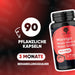 Schwarze Maca RedMoringa Inca Force – 90 pflanzliche Kapseln für 3 Monate vollständige Behandlung