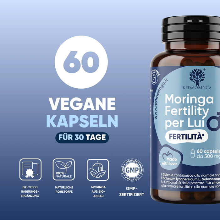 60 vegane Kapseln für 30 Tage, ISO 22000 und GMP