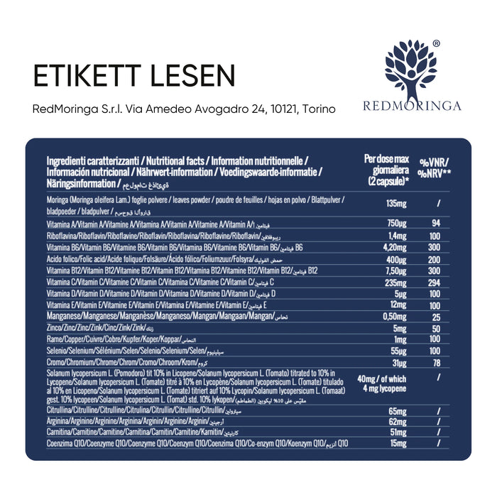 Etikett Moringa Fertilität für Ihn