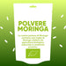 Moringa-Pulver: nur Blätter der Moringa oleifera aus biologischem Anbau