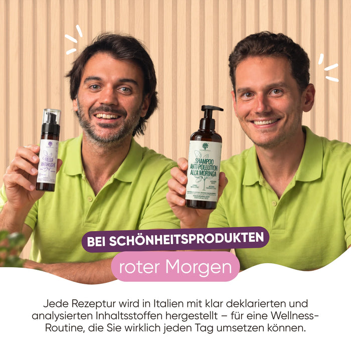IN & OUT Gesichtsset mit Moringa | Kollagen-Kapseln + Gesichtscreme + Anti-Falten-Serum | Geschenkbox gratis